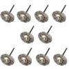 BHBL 10 Pcs Stainless Steel Wire Brushes Disc Brush Round Brush 25mm Diameter for