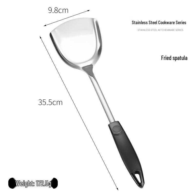 

ZISIZ Stainless Steel Kitchen Utensil 6-Piece Set with Bakelite Handles