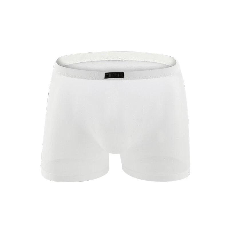 

Мужское нижнее белье с плоскими углами удобное, дышащее и приятное для кожи L белый