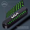 Car Temporary Parking Card Auto Emblem Phone Number Card Plate For KIA K5 K9 Ceed RIO Sorento Stinger Forte EV6 Niro Soul Cerato VP5