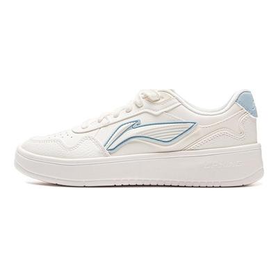 Li Ning Sycee Lightweight Breathable Height Increasing Low Top Skateboard Shoes Women's Glacier Blue AGCV178-2