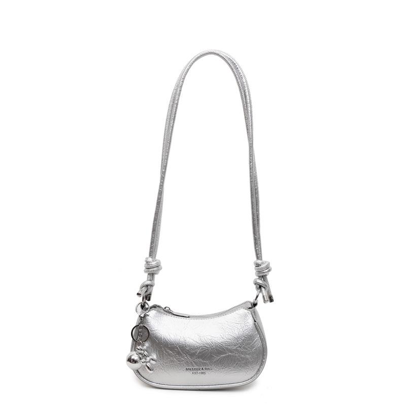 Summer popular niche underarm bag women's 2025 new foreign style versatile crossbody bag super hot solid color shoulder bag