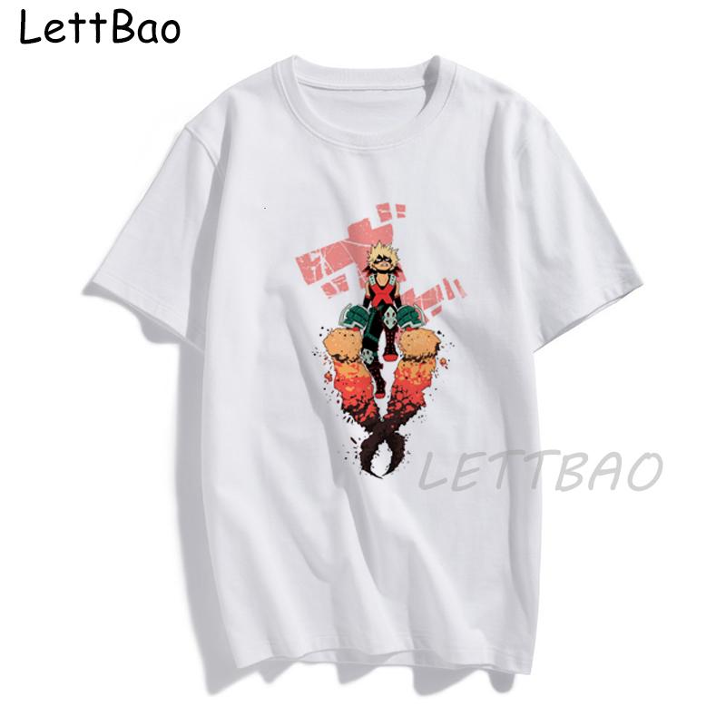 My Hero Academia T Shirt Men Fashion Tshirts Deku No Hero Academia Anime Kawaii Himiko