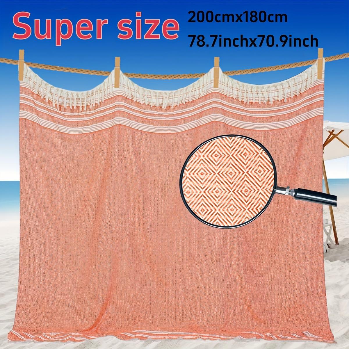 

Extra Large Turkish Beach Towel Quick Dry Soft Sand Free Bohemian Blanket For Men Women Perfect Gift Vacation Pool Yoga кавун червоний колір