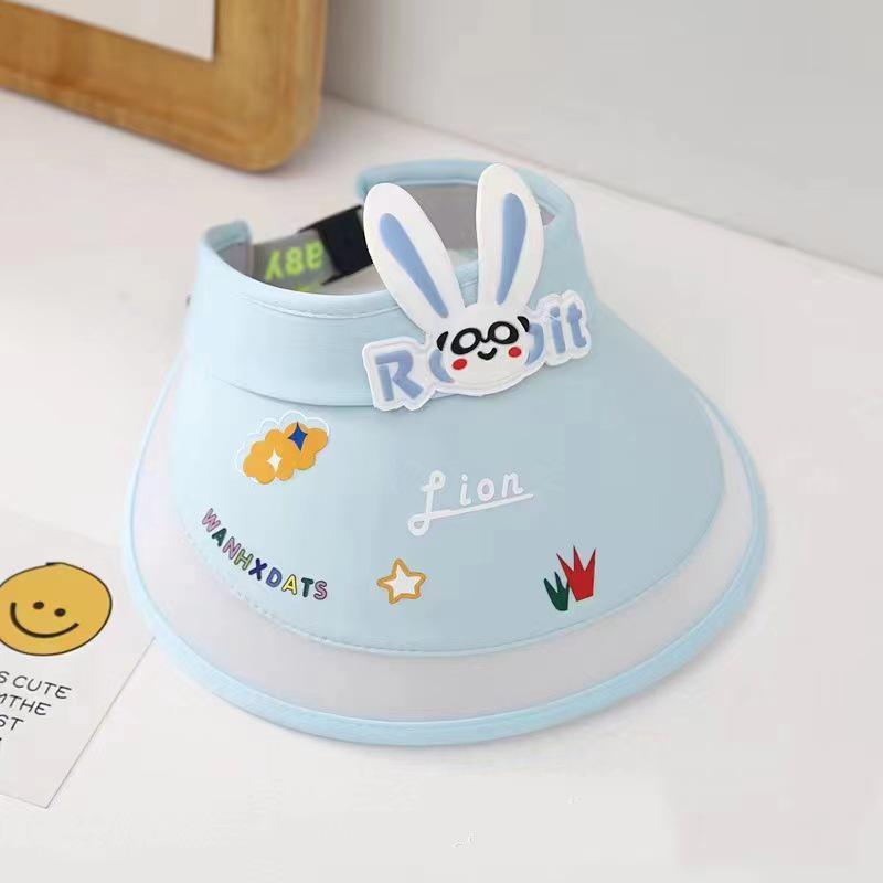 Kids' Rabbit Ear UV Protection Sun Hat - Spring/Summer Visor for Boys & Girls