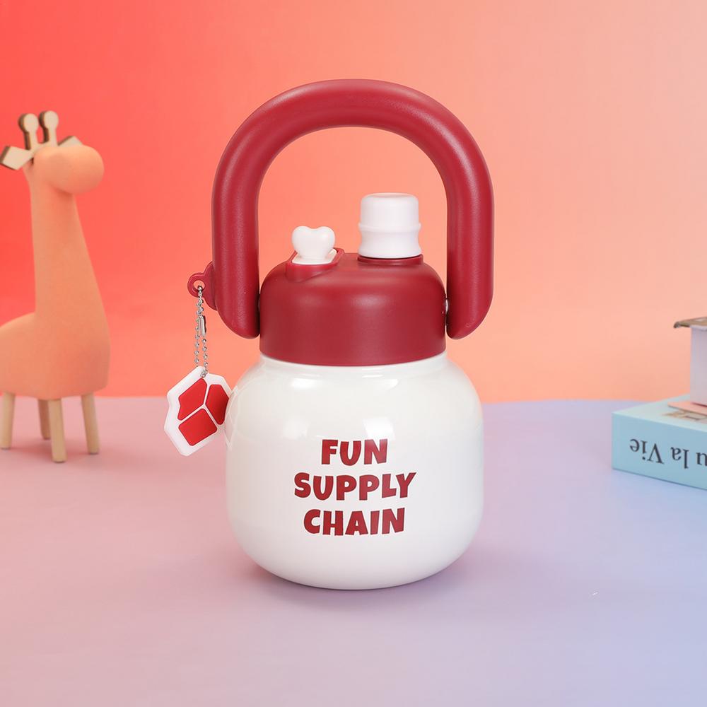 Big Belly Water Bottle Insulated Water Bottle Stainless Steel Cute Water Bottles With Handle Large Capacity Water Cup Portable