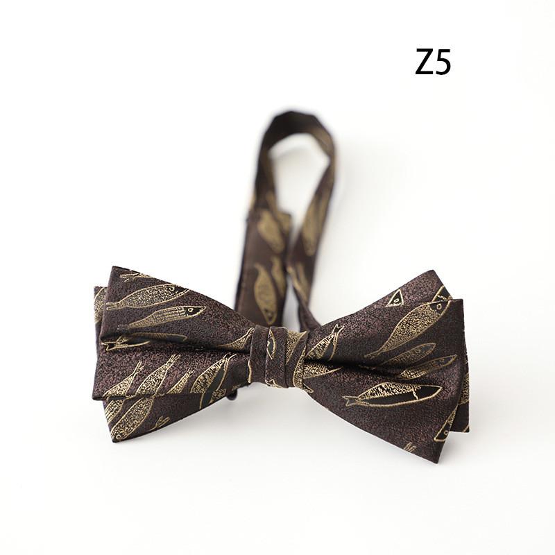 Klasyczny poliestrowy krawat w kwiaty dla mężczyzn, w formalnym stylu, na wesela