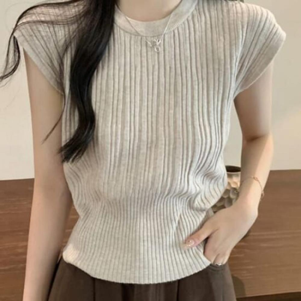 Rellawear Women Tassei Short Sleeve Knit Top 4color Hyg250247