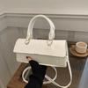 High Quality PU Leather Handbag Purse Women's Bag Solid Color Square Shoulder Crossbody Bags Lady Messenger Tote