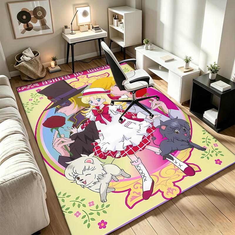 Ashita no Nadja Ein Teppich geeignet für Bürostuhlbereiche Wohnzimmer und Computertische perfekt für Heimbüros und ein ideales Weihnachtsgeschenk