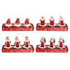 3Pcs Christmas Tealight Candle for Christmas Home Decoration Handmade Delicate Santas Christmas Hat Candle Gifts