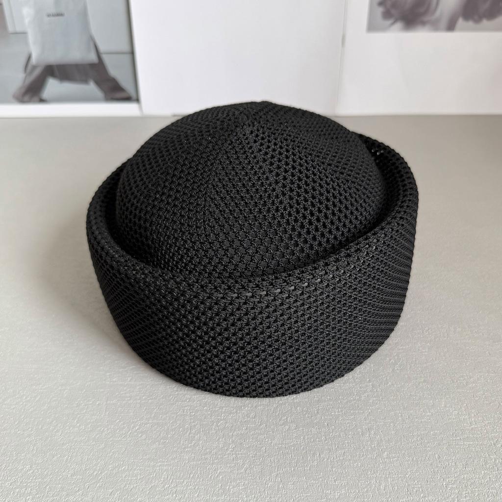 New Summer Mesh Outdoor Breathable Beret For Women Hard Black White Berets Caps Elegant Sun Hat Female Beret