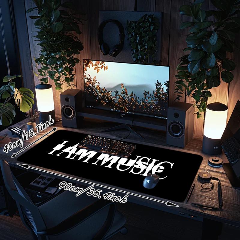 1Pc Musician'S Identity Gaming Mouse Pad Keyboard Desk Mat Non-slip Rubber Lock Edge Waterproof Computer Mousepad for Office Home Decor Ey136