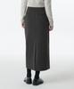 Musinsa Standard Woman Women'S Straight Maxi Skirt [Gunmetal]