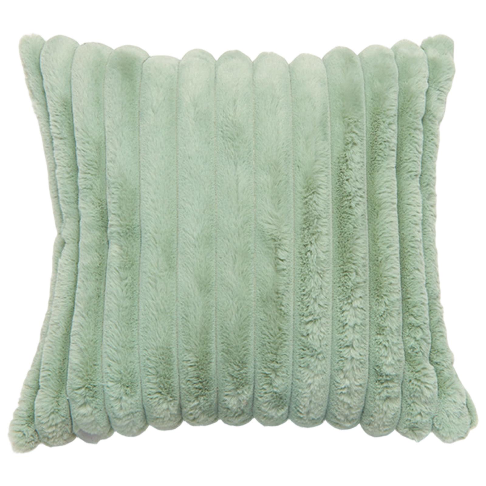 

Plush Cushion Cover Soft Velvet Throw Pillow Case Decorative Square Cushion Slipcover for Sofa Bed Car Seat Home Use S зелёный