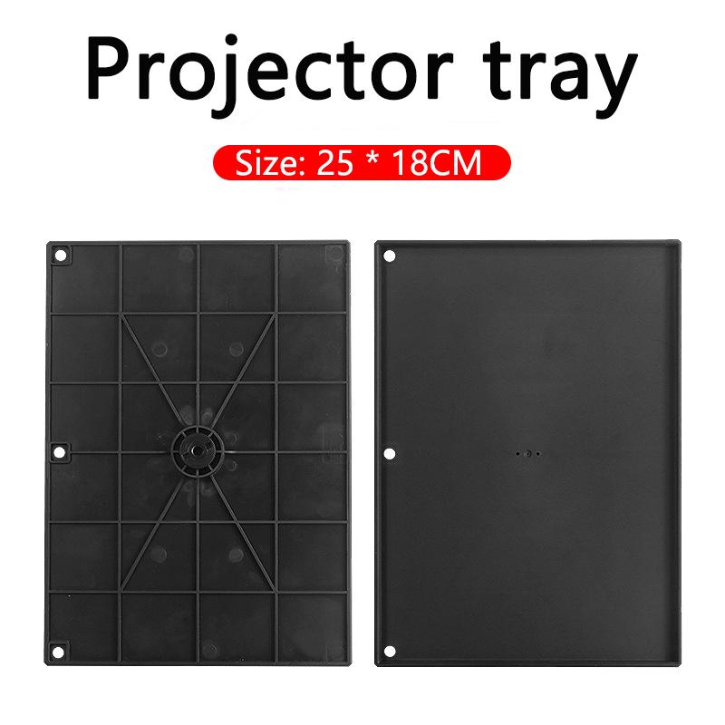 1 Pieza Bandeja para Proyectores Para Monitores de Proyector Para Equipo Bandeja de Trípode Soporte para Teléfono Inteligente Cámara Portátil Proyector Soporte para Micrófono Bracket
