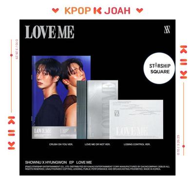 [POB] SHOWNU X HYUNGWON (MONSTA X) [LOVE ME] Álbum EP