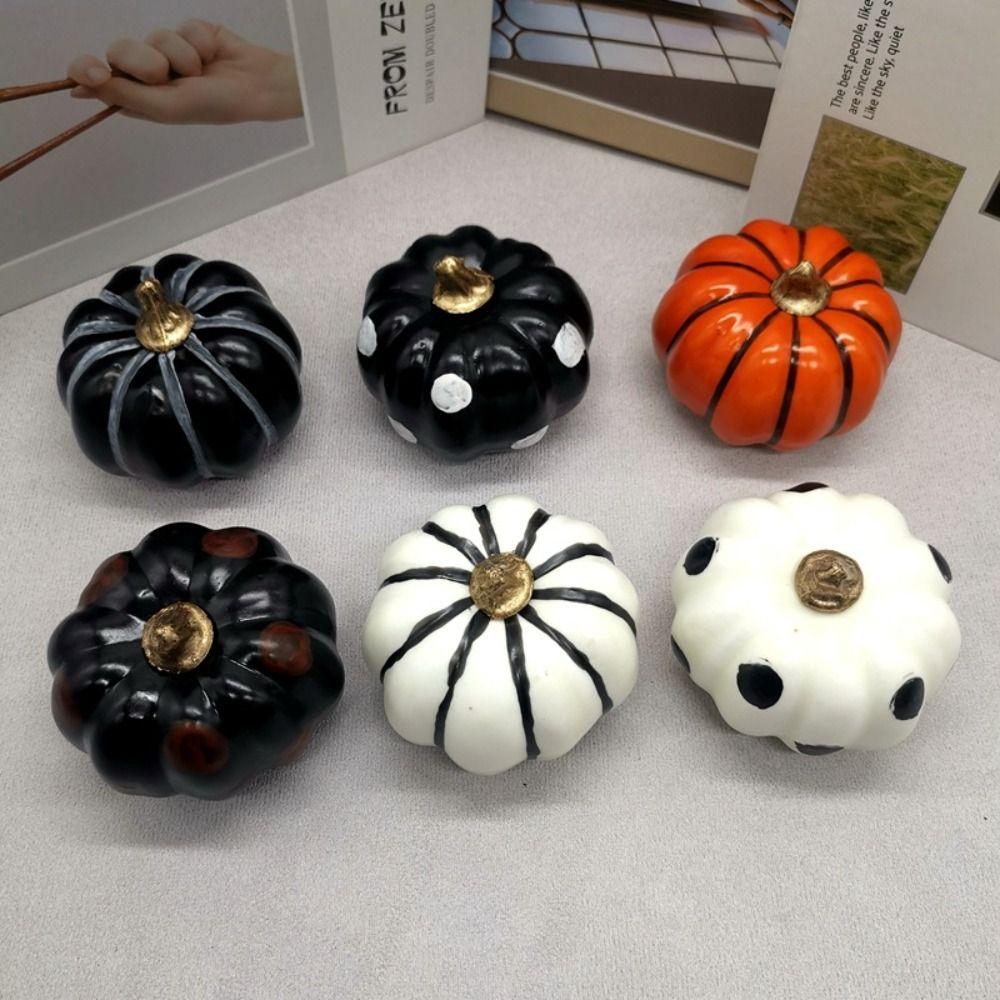 Halloween Artificial Pumpkin DIY Crafts Fake Pumpkin Simulated Pumpkin  Party Tray Decorations