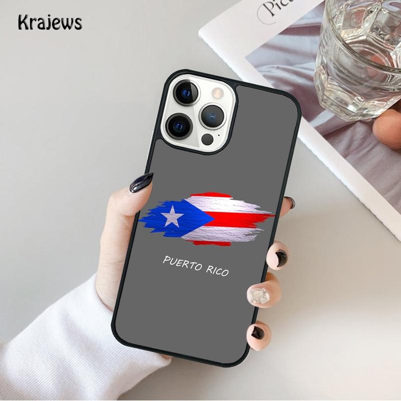 Puerto Rico Flag Phone Case For iPhone 17 Air 16 15 14 Ma Plus 11 12 13 Pro Ma Phone Cover Coque