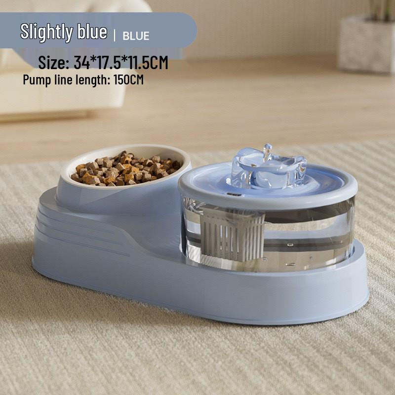 Smart Cat Water Fountain with Automatic Filtration and Large Capacity