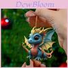 Dragon Series Acrylic Keychain Pendant Gift For Christmas And Halloween Decorations