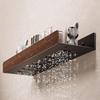 Wood Detachable Shower Storage Rack Corrosion-Resistant Bathroom Storage Rack  Bathroom Use