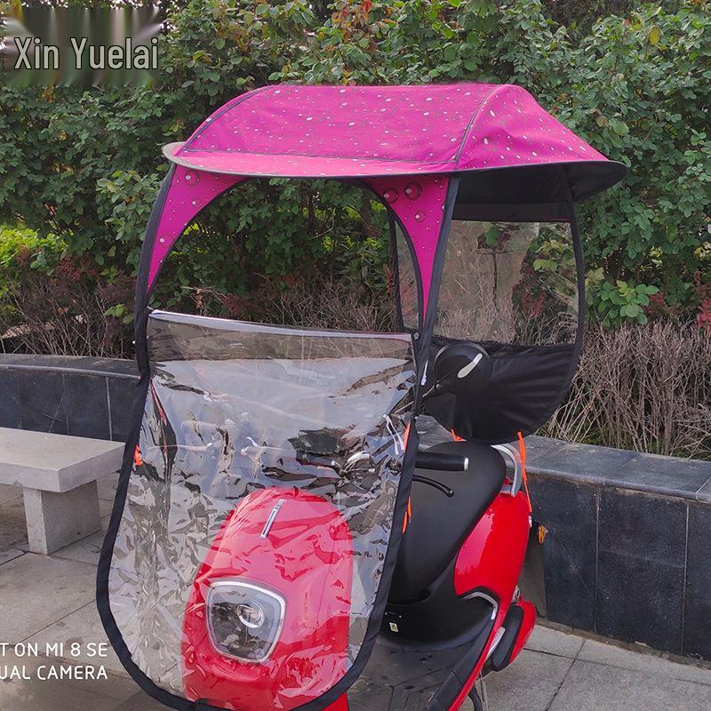 Universal Thickened Motorcycle and Carport Detachable Sunshade Canopy for All Seasons