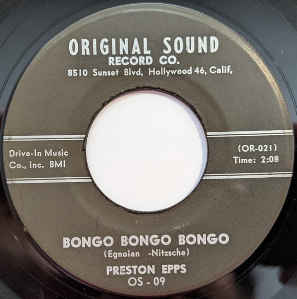

7inch Record PRESTON EPPS Bongo Bongo Bongo Hully Gully Bon OS09 Original Sound 1960 US Rock Used