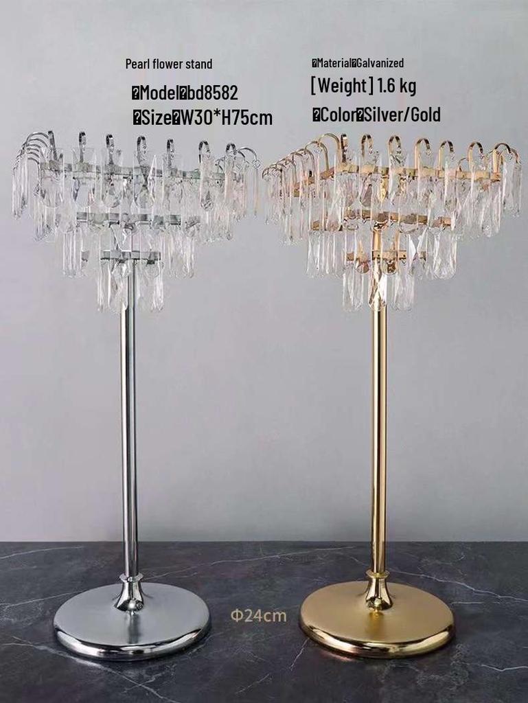 Crystal Wedding Table Centerpiece Flower Stand