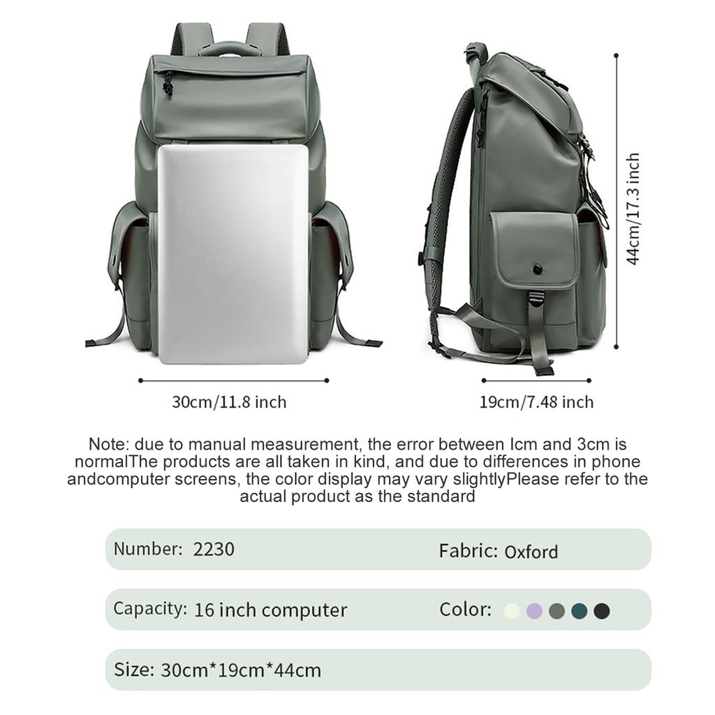 Multi-functional Travel Backpack for Men,Casual Daypack for College Students Women,Korean Fashion Business Weekend Laptop Pack