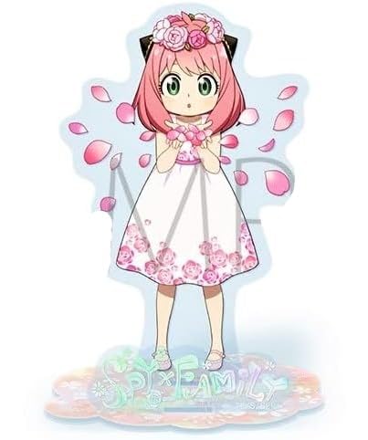 SPY×FAMILY Семья шпионов Аня Акриловая подставка Цветочная версия Официальный мерч