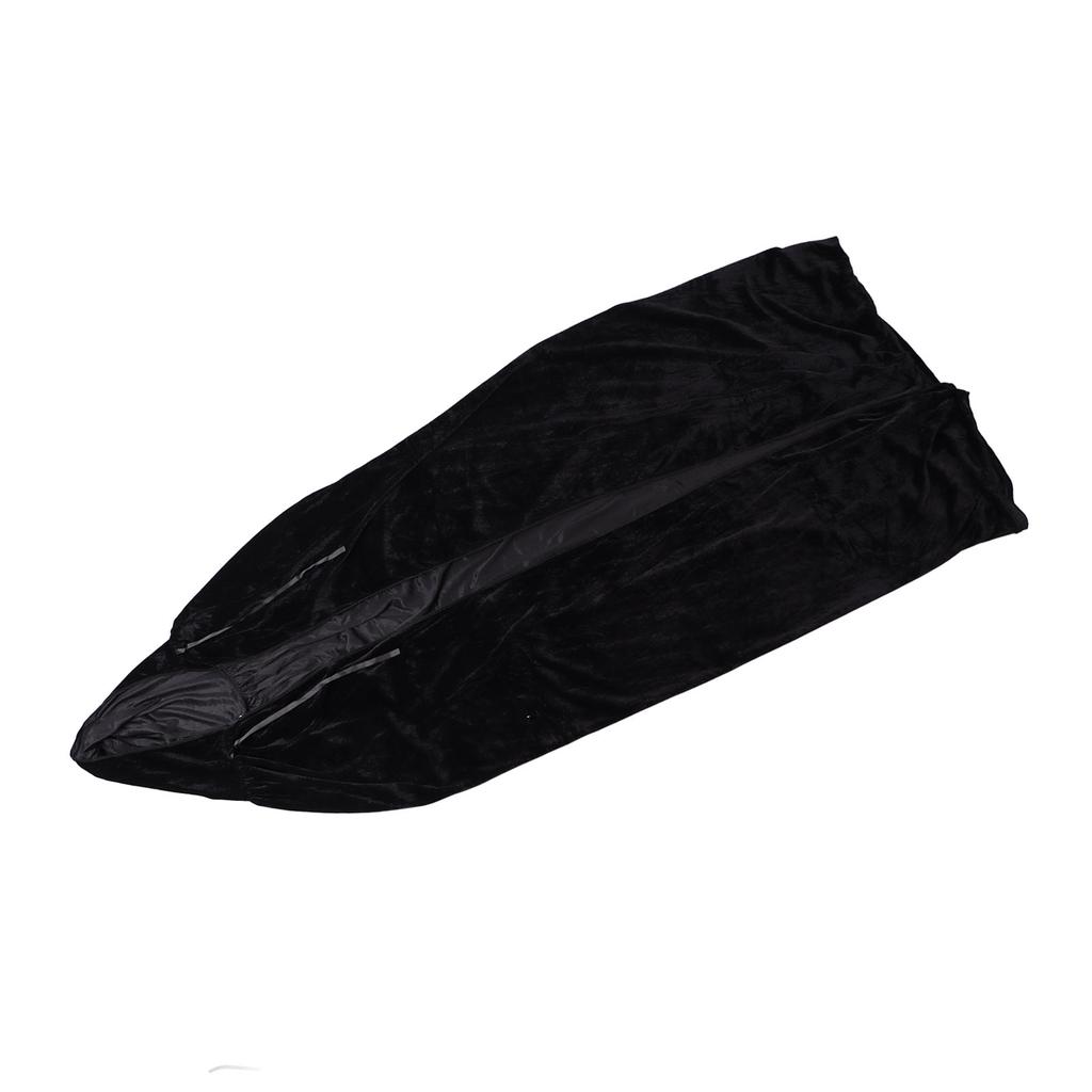Hooded Cloak Large Witch Cape Black Velvet Comfortable To Wear Soft Touch Costume Cloak for Party Cosplay Roleplay