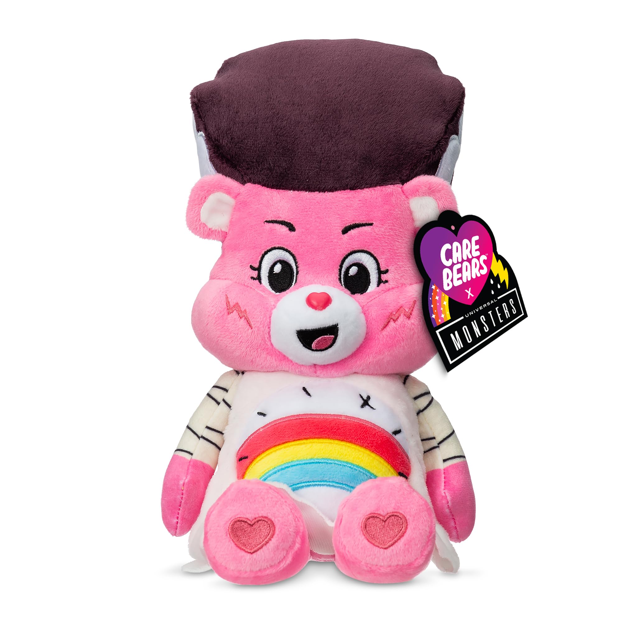 Care Bears Universal Monsters Fun Size Plush Toy - Cheer on Frankenstein s Bride