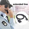 1m 2-Pin K Type Extender Cord Wire Replacement Ham Radio Accessory for Baofeng UV-5R 888S Microphone Headset Mic Cable