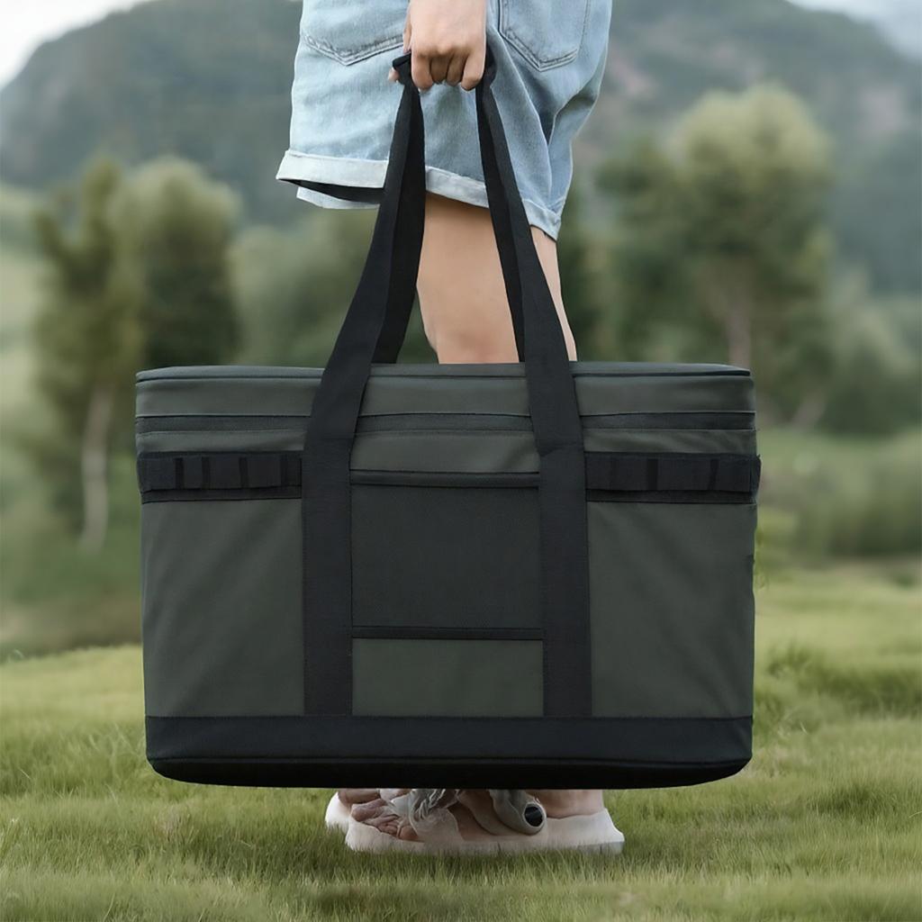 Cooler Bag Large Camping Storage Bags Multifunctional Outdoor Tool Storage Bag Collapsible Hiking Travel Meal Bag for Camping