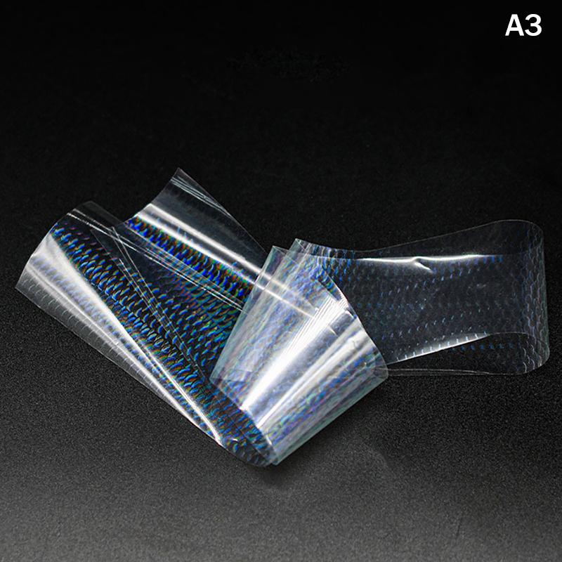 

4X50Cm Holographic Fish Scale Transfer Foil Reflective Film Paper Diy Laser Silver Decal Stamping Foil For Fishing Lure Film