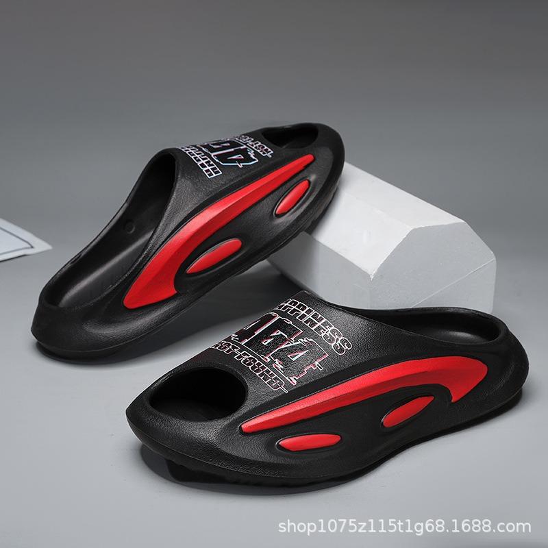Slippers Couple New Summer Thick Bottom Non-slip Casual Sandals Fashion Double Color Beach Thick Bottom Sports One Word
