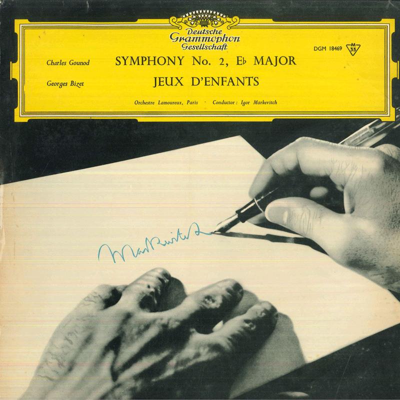 

LP Record IGOR MARKEVITCH, ORCHESTRE LAMOUREU - Gounod Symphony No2 In E Flat Major DGM18469 DEUTSCHE GRAMMO UK Classical Used