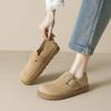 Genuine leather women's thick-soled new spring soft-soled all-inclusive single shoes women