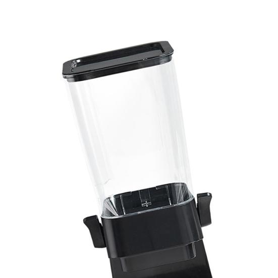 5.5L Getreidespender Großes Fassungsvermögen Transparent Küchenarbeitsplatte Getreidelagerglas Reisbehälter Haushaltswaren