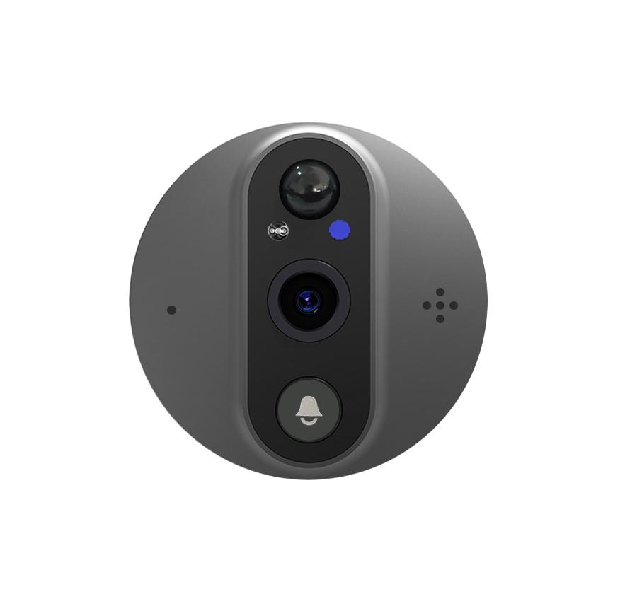 4.3 אינץ' 1080P Tuya WiFi חור הצצה פעמון דלת מצלמה בית חכם לילה PIR זיהוי תנועת דלת מציג פעמון דלת וידאו