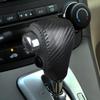 Kompatibel mit 07-26 Honda CRV/Civic Echtleder Schalthebelknaufabdeckung für Automatikgetriebe.