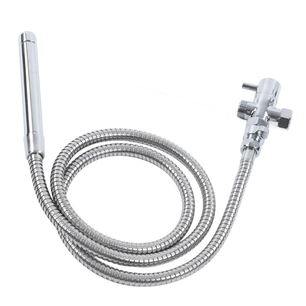 G1/2 Haushalts-Duschkonverterschlauch Edelstahl-Klistier-Aufsatzschlauch zur Körperreinigung