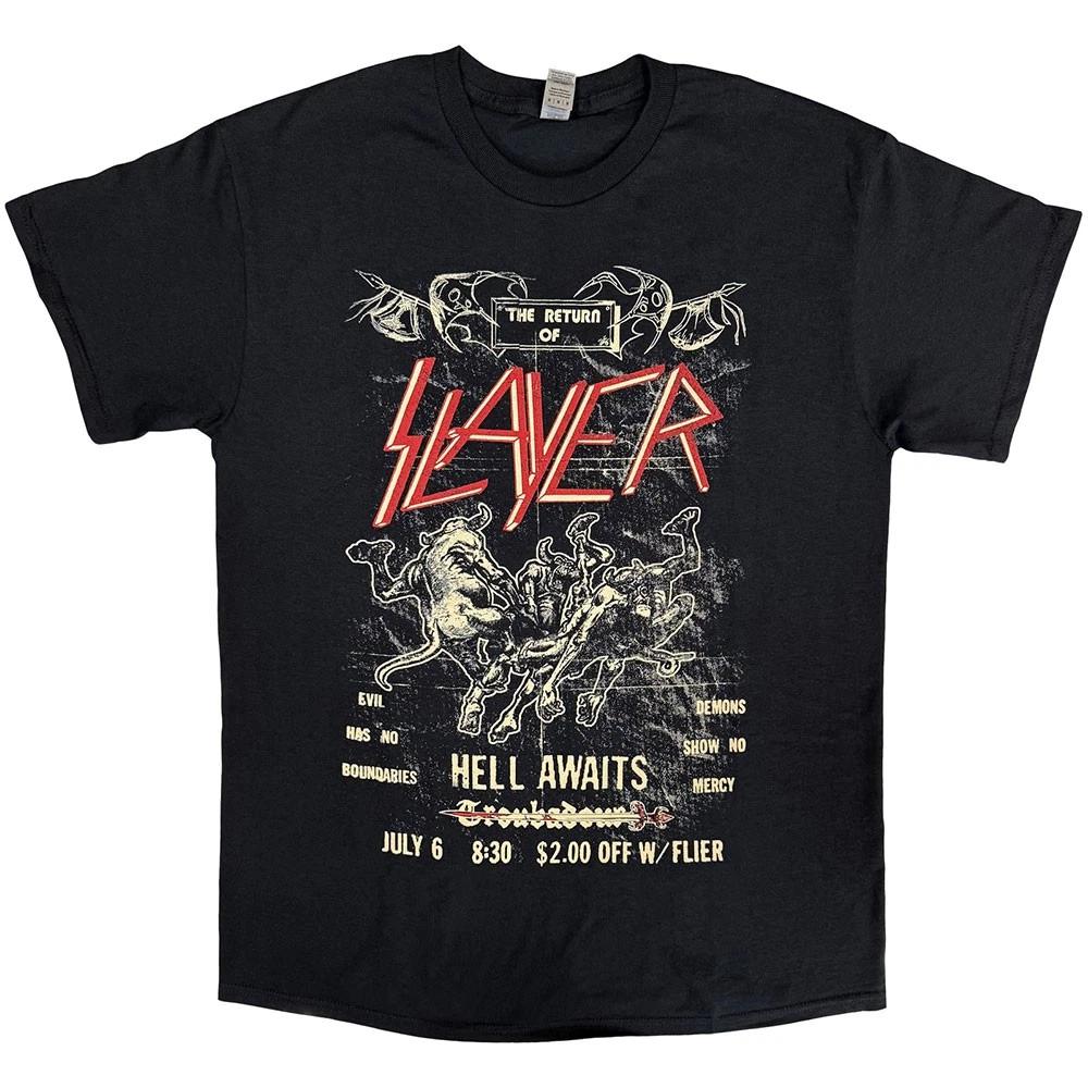 Slayer Unisex TShirt Vintage Flyer Black XL