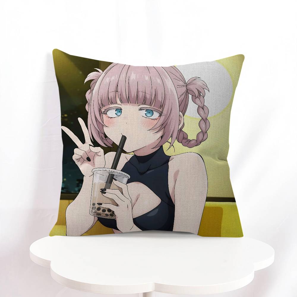 N-Nazuna Nanakusa Pillow Gifts Home Office Furnishings Bedroom Sofa Car Cushion Cover Case 45x45cm