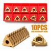10Pcs/Set 16IR AG60 CNC Rts Blade Lathe Carbide Thread Cutting Turning Tool