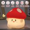 RAKSONIC Mushroom Night Bedside Birthday Nursing Touch Room For USB Sleeping For Living Gift for Girls a Light, Lamp, Gift, Healing, Cute, Light,