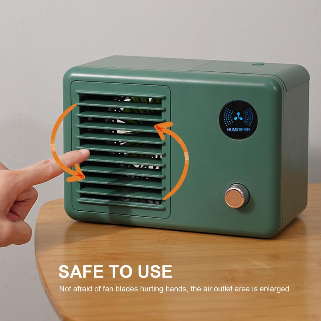 Desktop   Cooler   Conditioner Fan Small USB   Fan Quiet   Cooler Cooling Fan 3 Speeds Misting Fan for Home Room