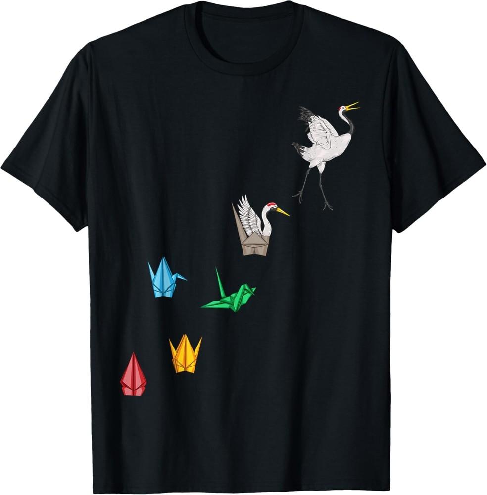 

Origami Crane Shirt - Japanese Origami Paper Folding Crane Gift Unisex T-Shirt 3XL