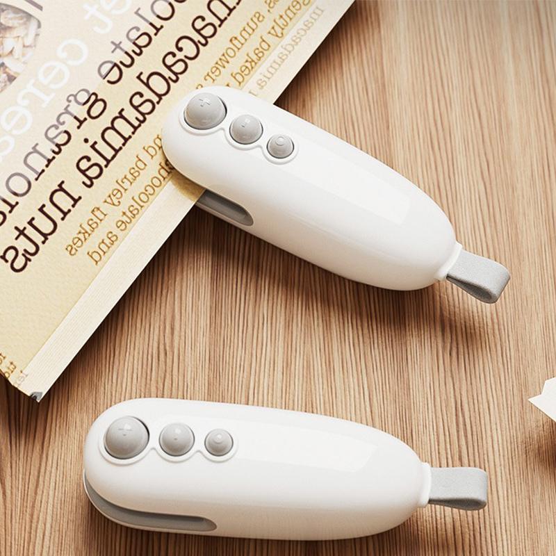 Mini Electric Heat Bag Sealing Machine Food Plastic Bag 3In1 Hand Pressure  Sealing Machine Heat Sealer